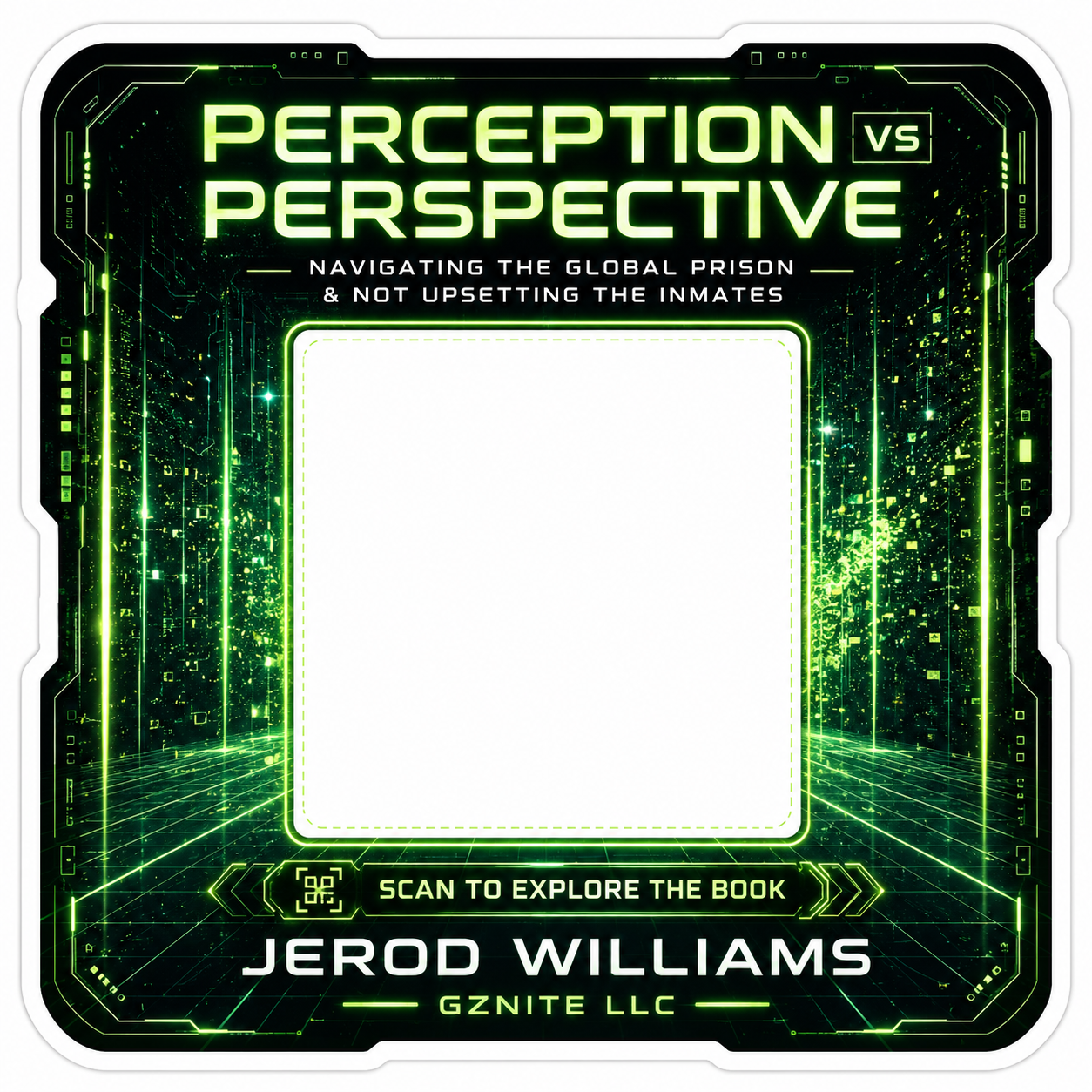 Perception vs Perspective — Book Launch Bookmark
